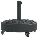 parasolfod med hjul til Ø38/48 mm stænger 27 kg rund