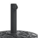 parasolfod med hjul til Ø38/48 mm stænger 27 kg rund