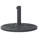 parasolfod Ø38/48 mm stænger 12 kg rund