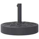 parasolfod til Ø38/48 mm stænger 25 kg rund