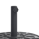 parasolfod med hjul til Ø38/48 mm stænger 27 kg rund