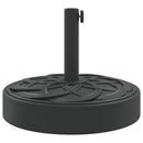 parasolfod til Ø38/48 mm stænger 25 kg rund