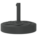 parasolfod til Ø38/48 mm stænger 25 kg rund