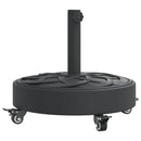 parasolfod med hjul til Ø38/48 mm stænger 27 kg rund