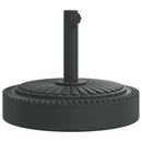 parasolfod til Ø38/48 mm stænger 25 kg rund