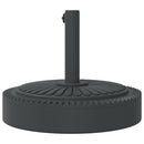 parasolfod til Ø38/48 mm stænger 25 kg rund