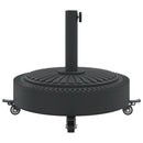 parasolfod med hjul til Ø38/48 mm stænger 27 kg rund