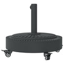 parasolfod med hjul til Ø38/48 mm stænger 27 kg rund