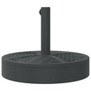 parasolfod til Ø38/48 mm stænger 25 kg rund
