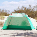 2-personers campingtelt vandtæt quick-release grøn
