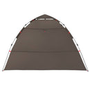 4-personers fisketelt quick release brun