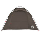 4-personers fisketelt quick release brun