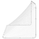 fodboldmål hvid 122x81x81 cm stål