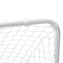 fodboldmål hvid 122x81x81 cm stål