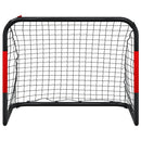 fodboldmål med net 90x48x71 cm stål rød og sort