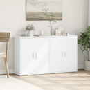 skænke 2 stk. 60x31x70 cm konstrueret træ hvid