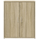 skænke 2 stk. 60x31x70 cm konstrueret træ sonoma-eg