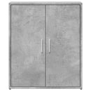 skænke 2 stk. 60x31x70 cm konstrueret træ betongrå