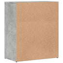 skænke 2 stk. 60x31x70 cm konstrueret træ betongrå