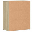 skænke 2 stk. 60x31x70 cm konstrueret træ sonoma-eg