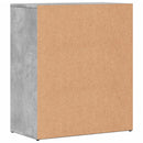 skænke 2 stk. 60x31x70 cm konstrueret træ betongrå