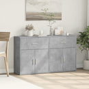 skænke 2 stk. 60x31x70 cm konstrueret træ betongrå