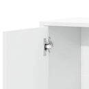 skænke 2 stk. 60x31x70 cm konstrueret træ hvid