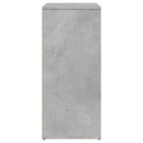 skænke 2 stk. 60x31x70 cm konstrueret træ betongrå