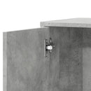 skænke 2 stk. 60x31x70 cm konstrueret træ betongrå
