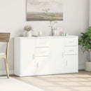 skænke 2 stk. 60x31x70 cm konstrueret træ hvid
