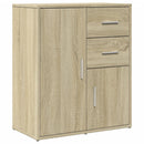 skænke 2 stk. 60x31x70 cm konstrueret træ sonoma-eg