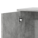 skænke 2 stk. 60x31x70 cm konstrueret træ betongrå