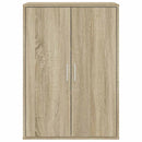 kommoder 2 stk. 60x31x84 cm konstrueret træ sonoma-eg