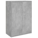 kommoder 2 stk. 60x31x84 cm konstrueret træ betongrå
