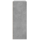 kommoder 2 stk. 60x31x84 cm konstrueret træ betongrå