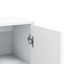 kommoder 3 stk. 60x31x84 cm konstrueret træ hvid