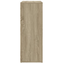 kommoder 2 stk. 60x31x84 cm konstrueret træ sonoma-eg