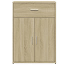 skænke 2 stk. 60x30x84 cm konstrueret træ sonoma-eg