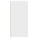 skænke 2 stk. 79x38x80 cm konstrueret træ hvid