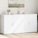 skænke 2 stk. 79x38x80 cm konstrueret træ hvid