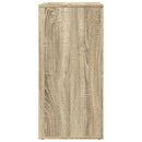 skænke 2 stk. 79x38x80 cm konstrueret træ sonoma-eg