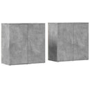 skænke 2 stk. 79x38x80 cm konstrueret træ betongrå
