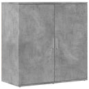 skænke 2 stk. 79x38x80 cm konstrueret træ betongrå
