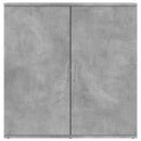 skænke 2 stk. 79x38x80 cm konstrueret træ betongrå