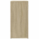 skænke 2 stk. 79x38x80 cm konstrueret træ sonoma-eg