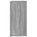 skænke 2 stk. 79x38x80 cm konstrueret træ grå sonoma-eg