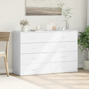 skænke 2 stk. 60x39x80 cm konstrueret træ hvid