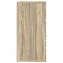 kommoder 2 stk. 60x39x80 cm konstrueret træ sonoma-eg