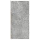 kommoder 2 stk. 60x39x80 cm konstrueret træ betongrå