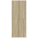 arkivskab 60x32x153 cm konstrueret træ sonoma-eg